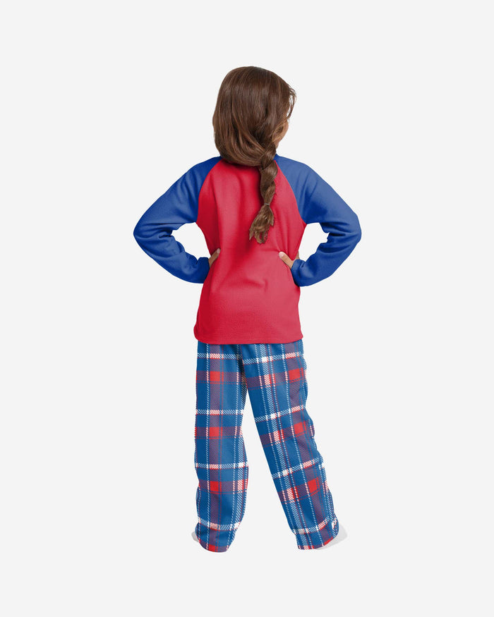 Buffalo Bills Youth Plaid Family Holiday Pajamas FOCO - FOCO.com