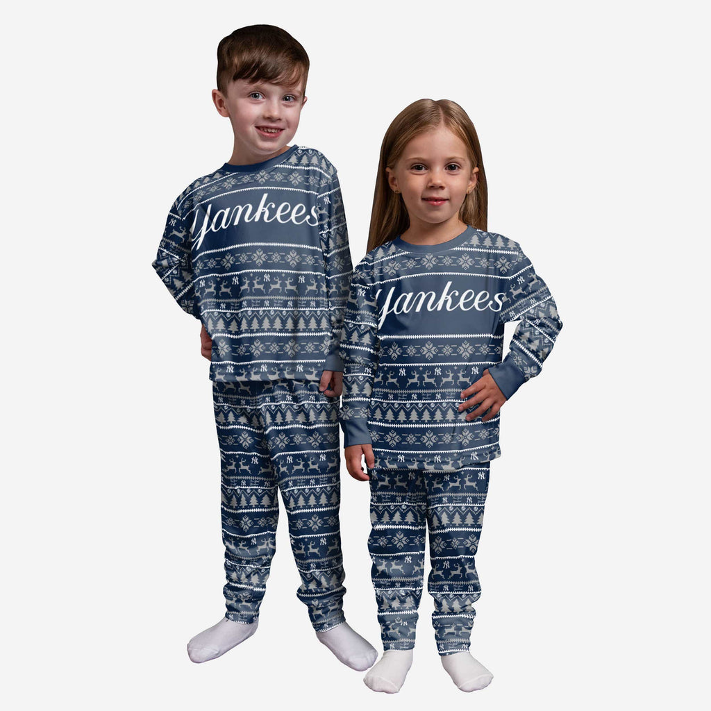 New York Yankees Toddler Family Holiday Pajamas FOCO 2T - FOCO.com