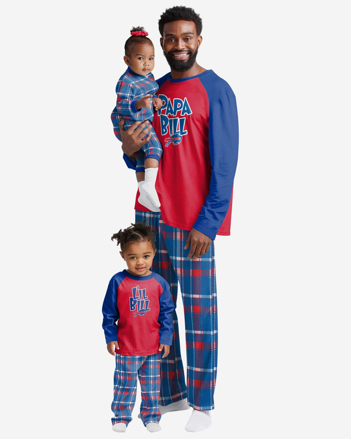 Buffalo Bills Toddler Plaid Family Holiday Pajamas FOCO - FOCO.com