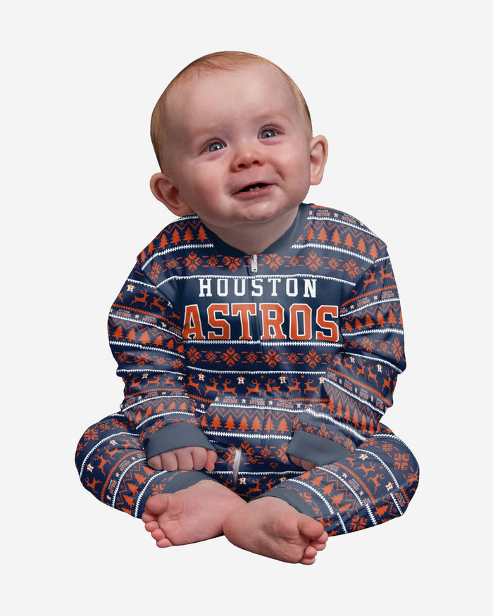 Houston Astros Infant Family Holiday Pajamas FOCO 12 mo - FOCO.com