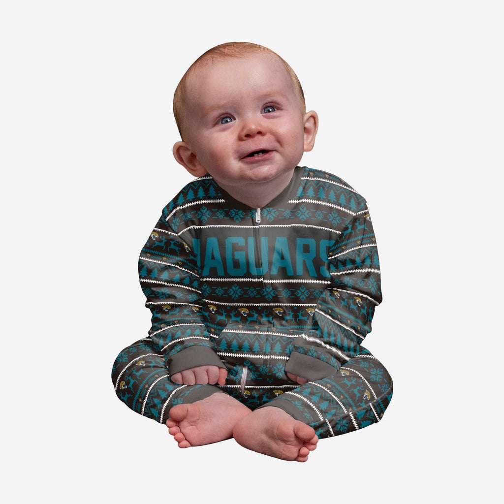 Jacksonville Jaguars Infant Family Holiday Pajamas FOCO 12 mo - FOCO.com