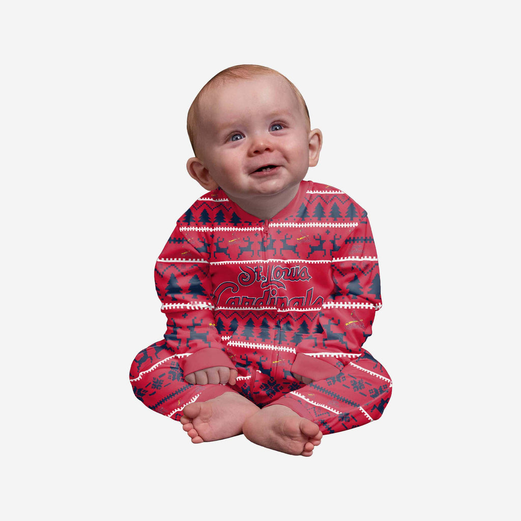 St Louis Cardinals Infant Family Holiday Pajamas FOCO 12 mo - FOCO.com