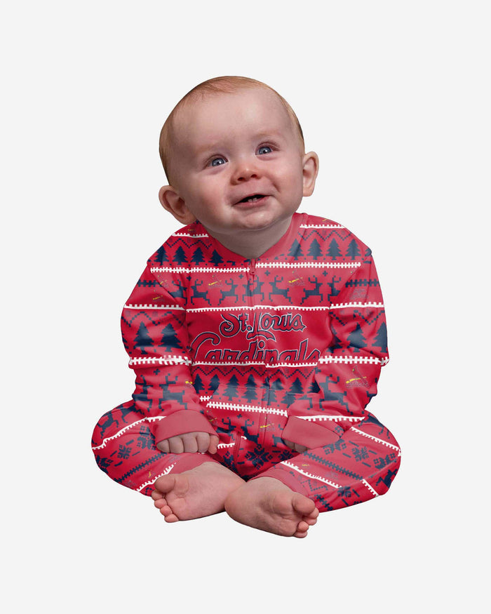 St Louis Cardinals Infant Family Holiday Pajamas FOCO 12 mo - FOCO.com