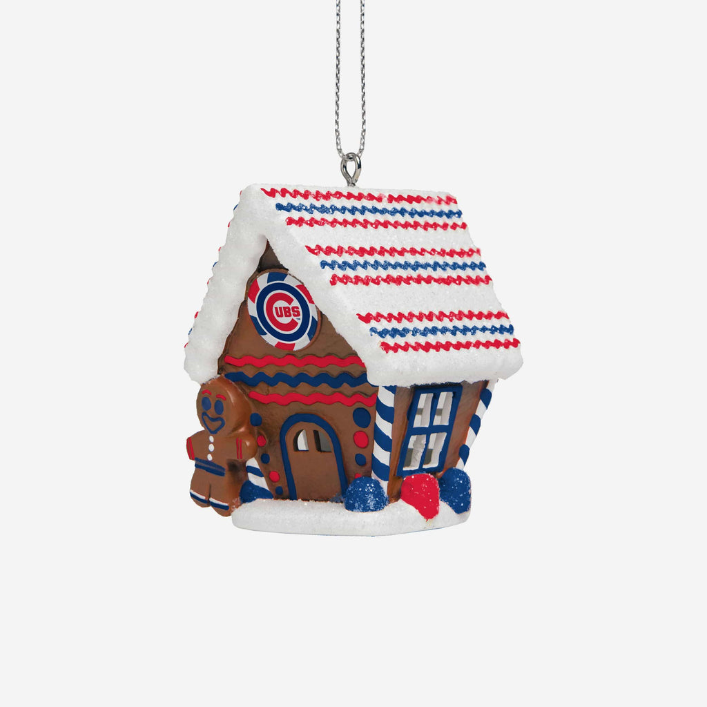 Chicago Cubs Gingerbread House Ornament FOCO - FOCO.com