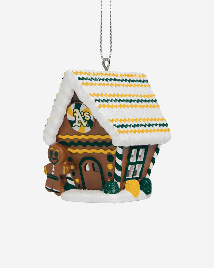 Oakland Athletics Gingerbread House Ornament FOCO - FOCO.com