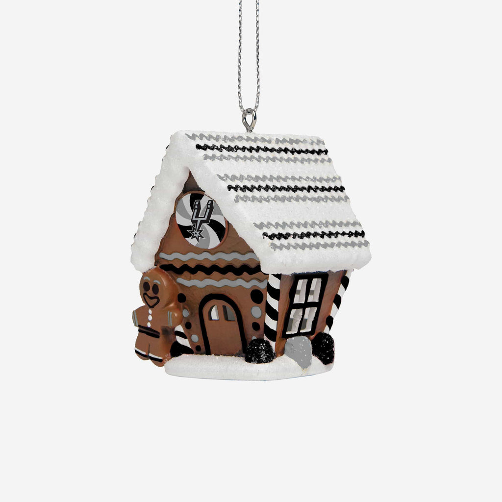 San Antonio Spurs Gingerbread House Ornament FOCO - FOCO.com