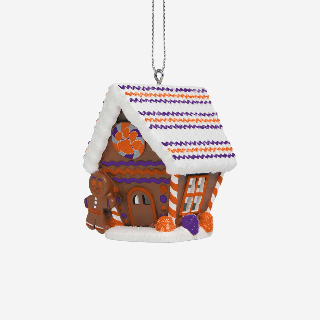 Clemson Tigers Gingerbread House Ornament FOCO - FOCO.com