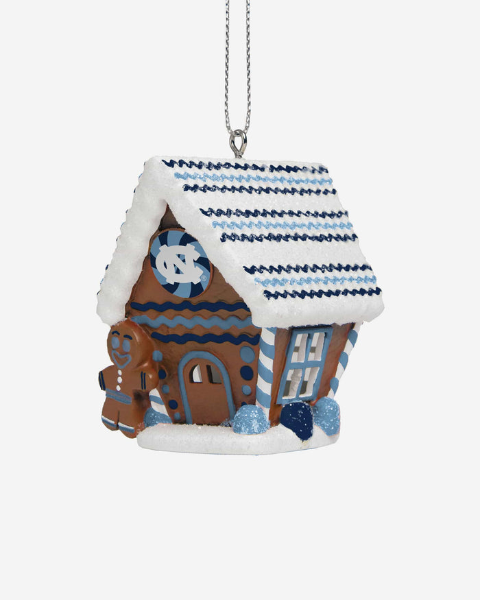 North Carolina Tar Heels Gingerbread House Ornament FOCO - FOCO.com