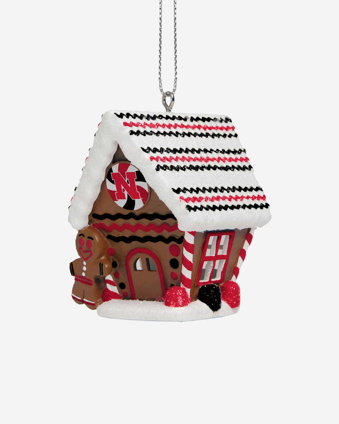 Nebraska Cornhuskers Gingerbread House Ornament FOCO - FOCO.com