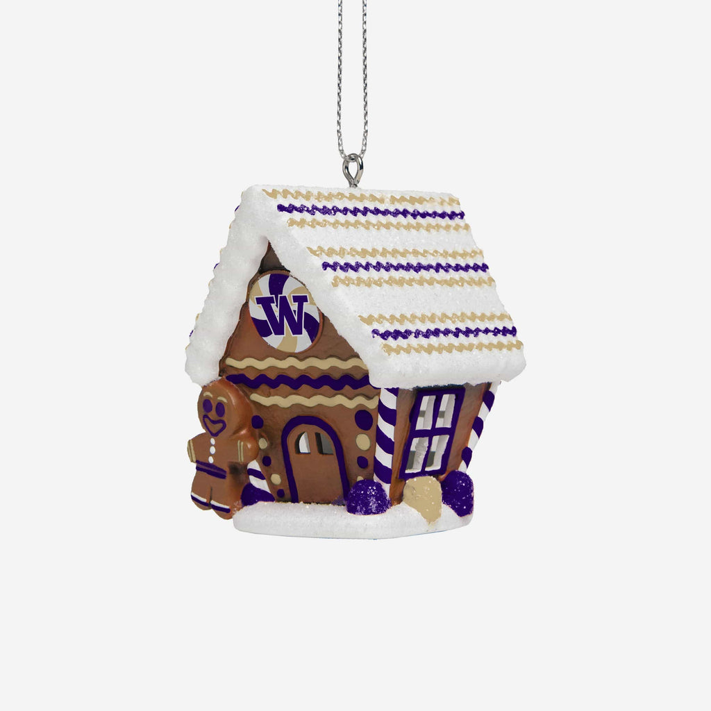 Washington Huskies Gingerbread House Ornament FOCO - FOCO.com