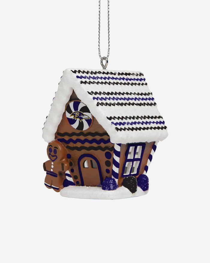 Baltimore Ravens Gingerbread House Ornament FOCO - FOCO.com