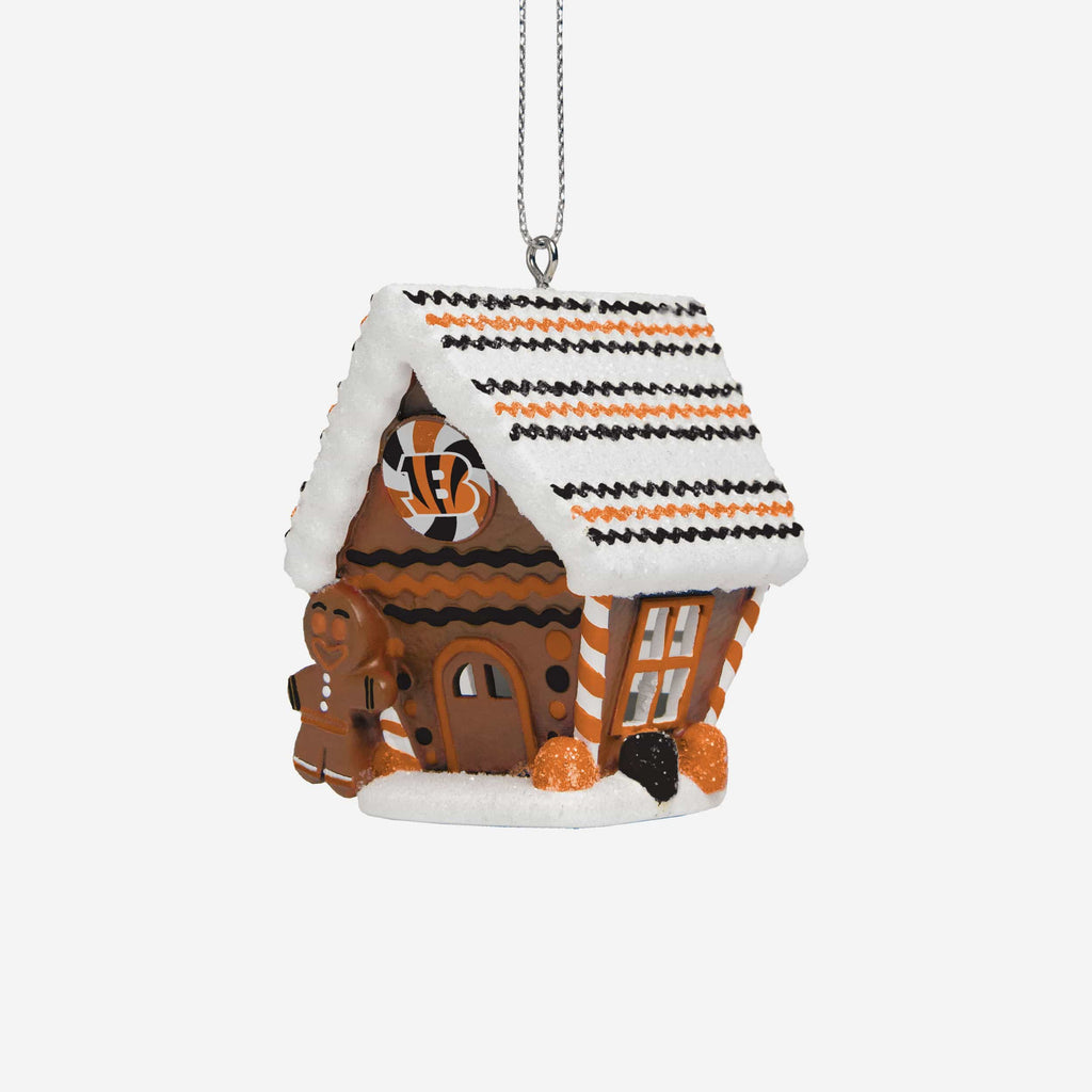 Cincinnati Bengals Gingerbread House Ornament FOCO - FOCO.com