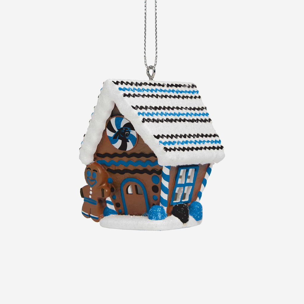 Carolina Panthers Gingerbread House Ornament FOCO - FOCO.com