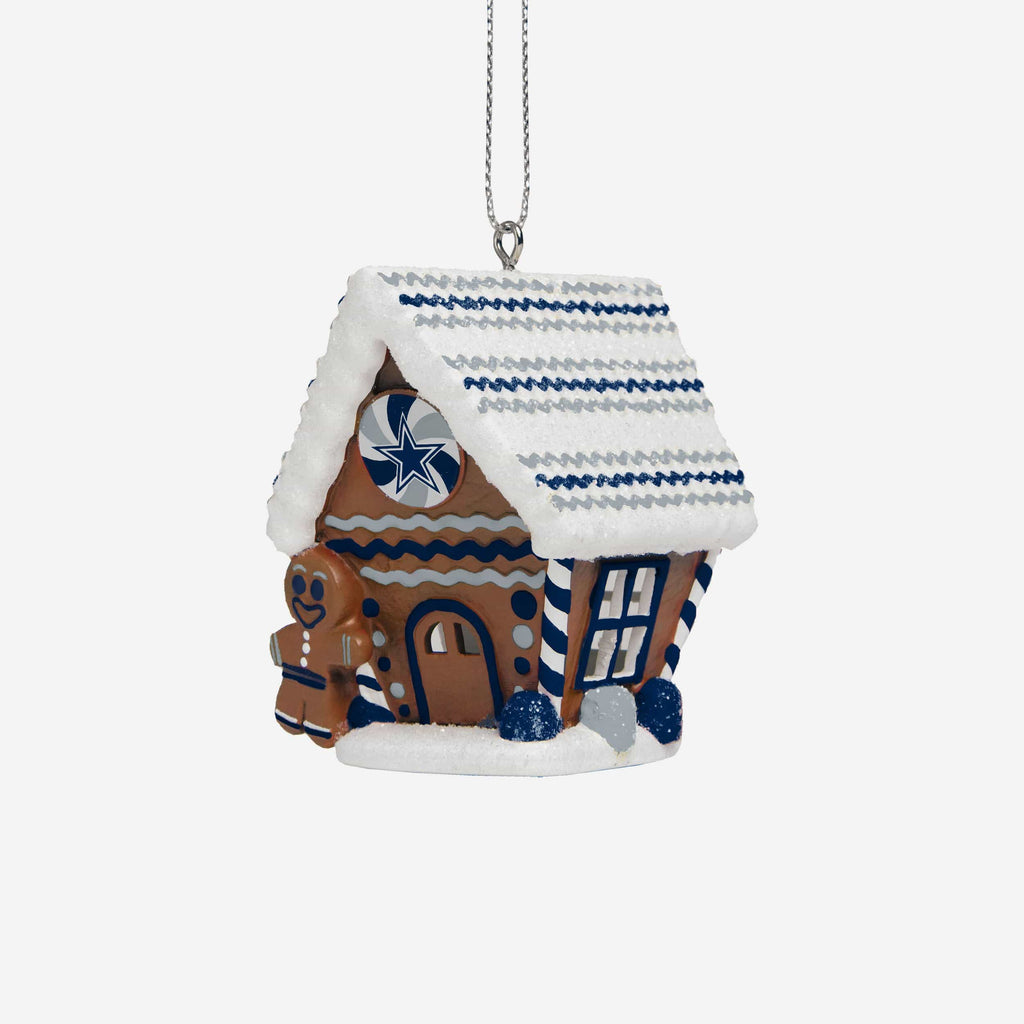 Dallas Cowboys Gingerbread House Ornament FOCO - FOCO.com