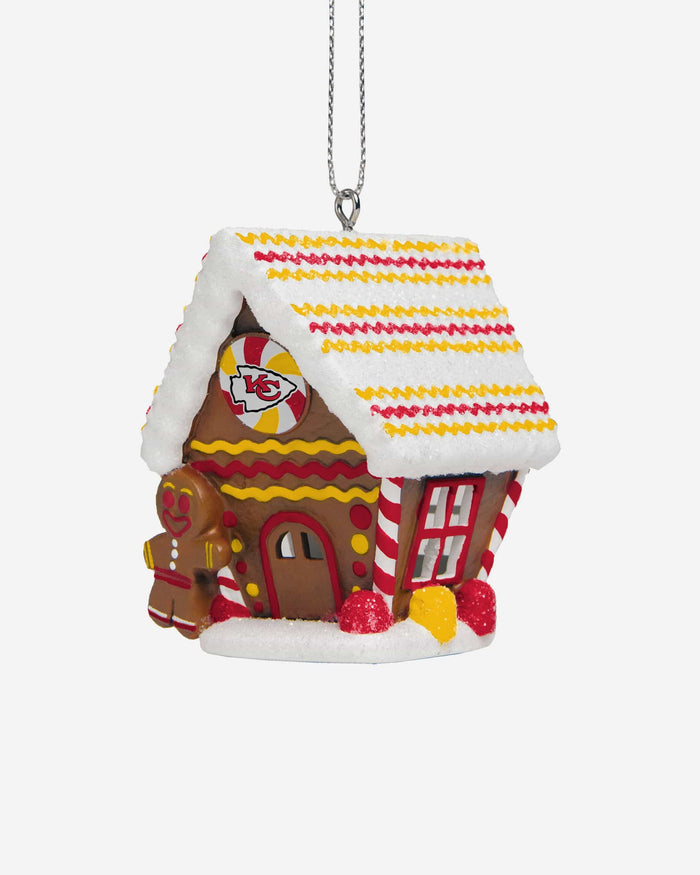 Kansas City Chiefs Gingerbread House Ornament FOCO - FOCO.com