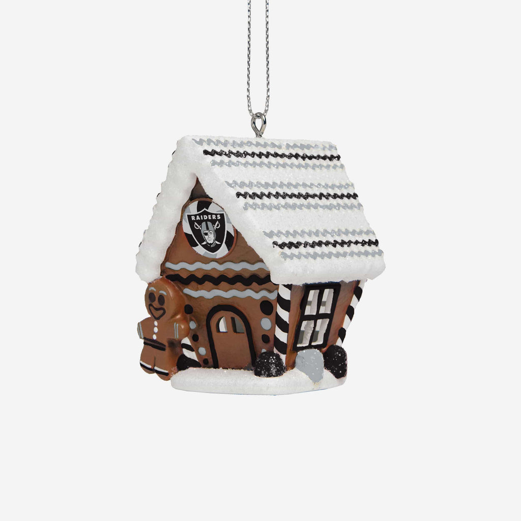 Las Vegas Raiders Gingerbread House Ornament FOCO - FOCO.com