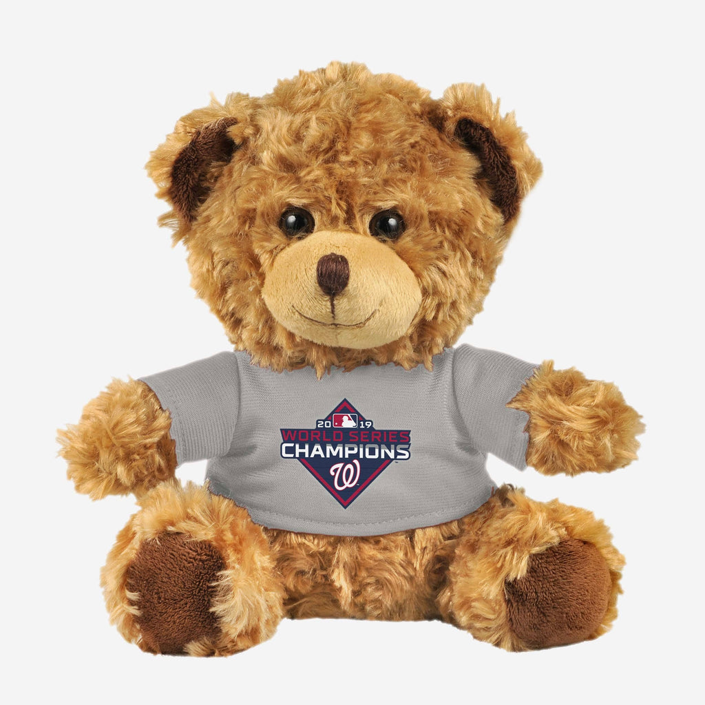 Washington Nationals 2019 World Series Champions Seated Shirt Bear FOCO - FOCO.com