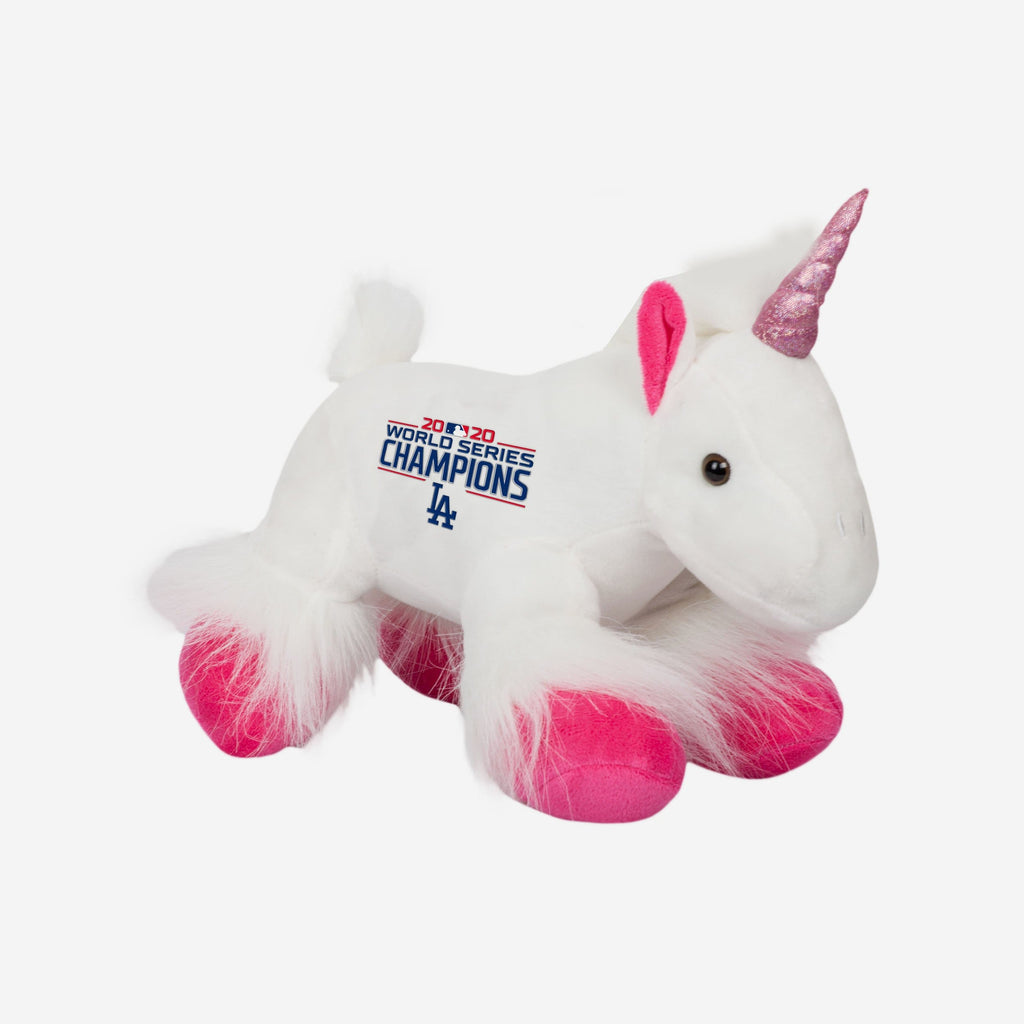 Los Angeles Dodgers 2020 World Series Champions Plush Unicorn FOCO - FOCO.com