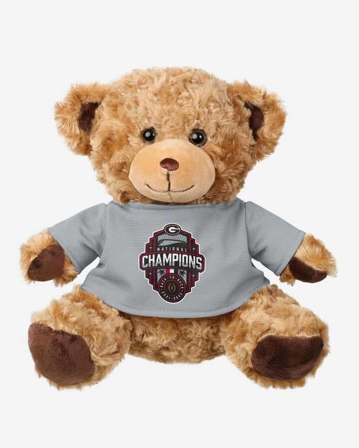 Georgia Bulldogs 2022 Football National Champions Seated Shirt Bear FOCO - FOCO.com