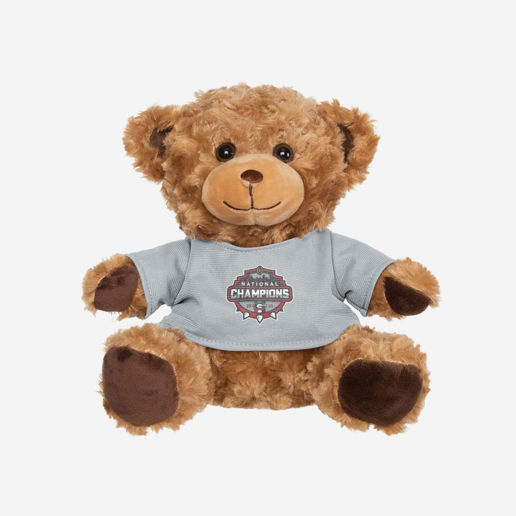 Georgia Bulldogs 2021 Football National Champions Seated Shirt Bear FOCO - FOCO.com