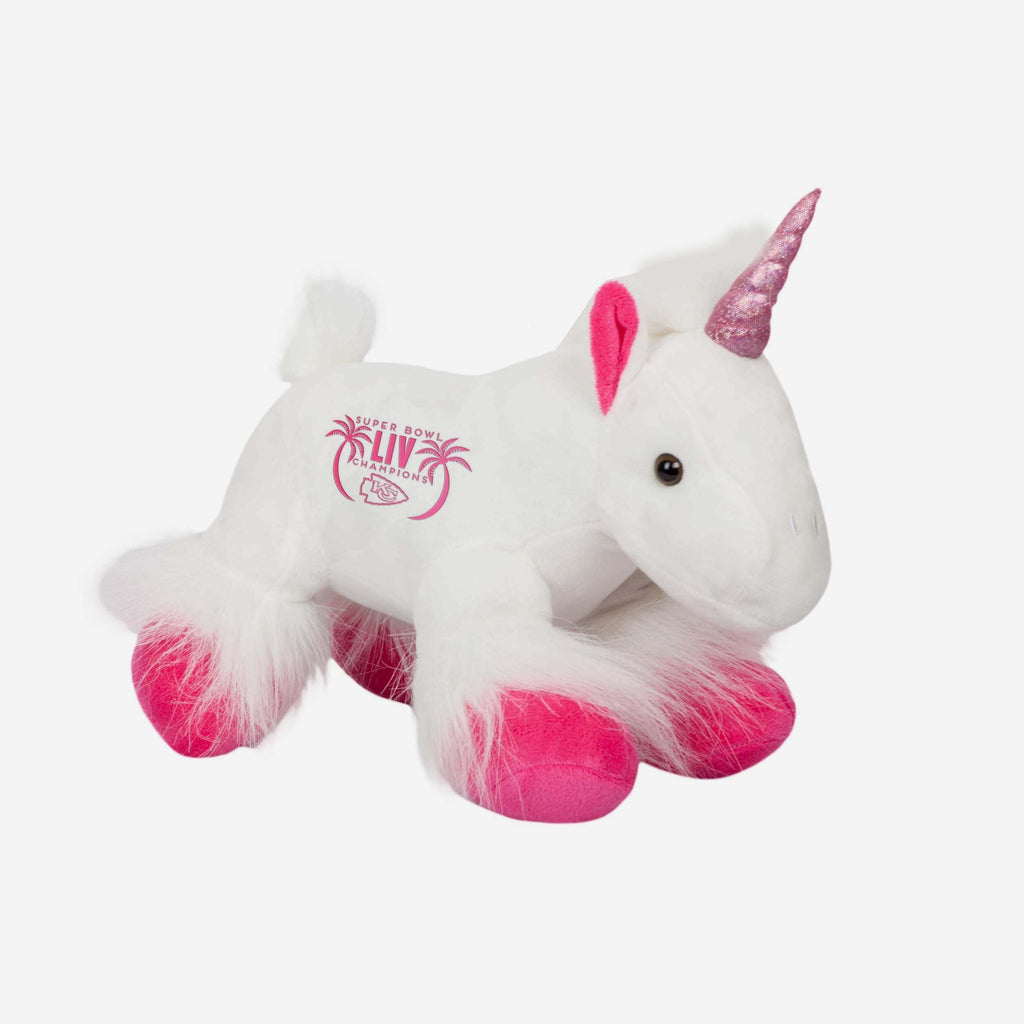 Kansas City Chiefs Super Bowl LIV Champions Plush Unicorn FOCO - FOCO.com