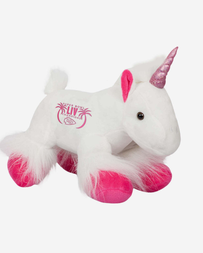 Kansas City Chiefs Super Bowl LIV Champions Plush Unicorn FOCO - FOCO.com