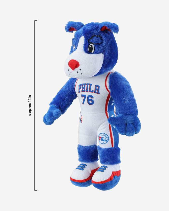 Franklin the Dog Philadelphia 76ers Large Plush Mascot FOCO - FOCO.com