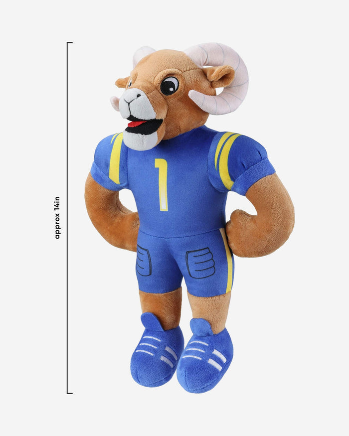 Rampage Los Angeles Rams Large Plush Mascot FOCO - FOCO.com