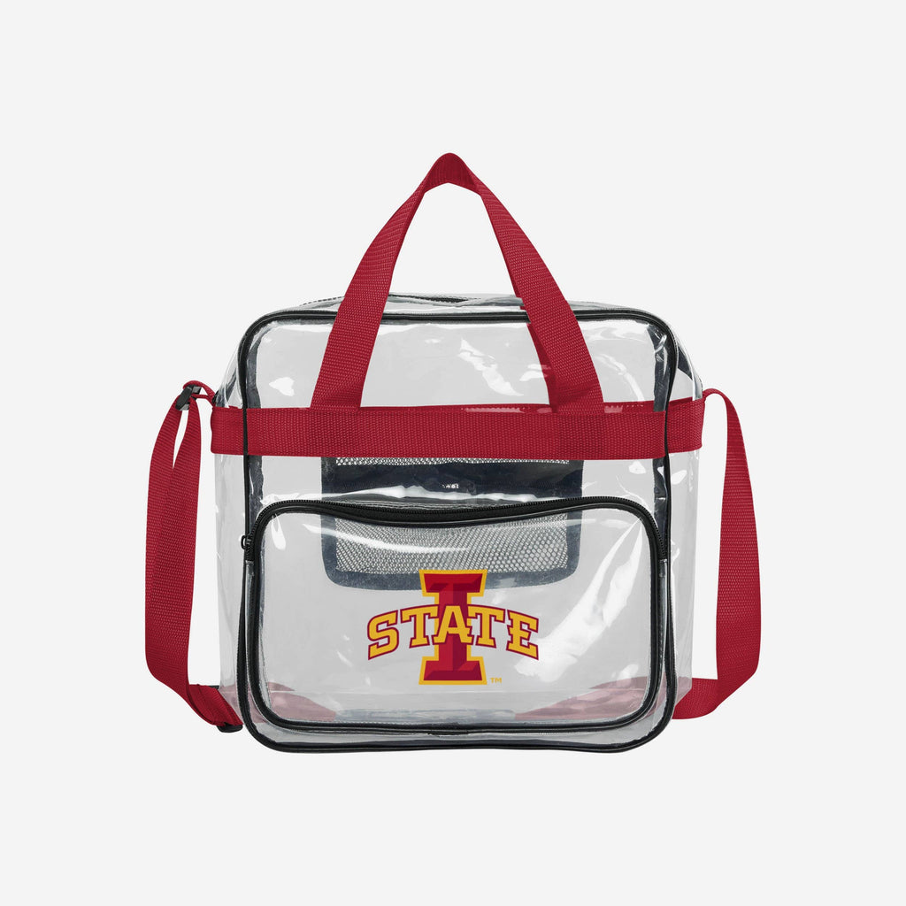 Iowa State Cyclones Clear High End Messenger Bag FOCO - FOCO.com