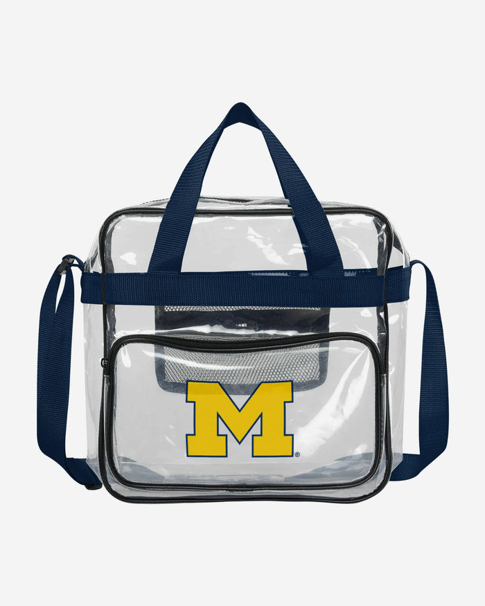 Michigan Wolverines Clear Messenger Bag FOCO - FOCO.com