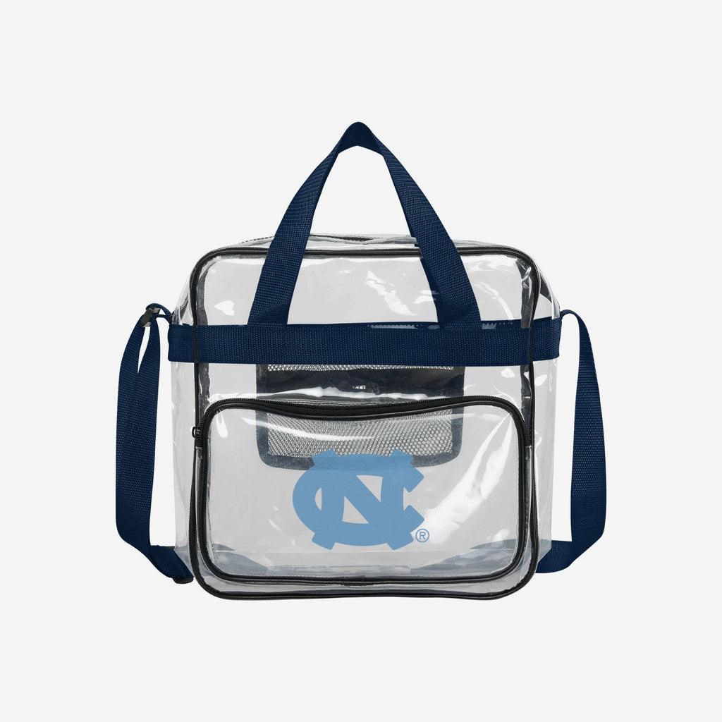 North Carolina Tar Heels Clear High End Messenger Bag FOCO - FOCO.com