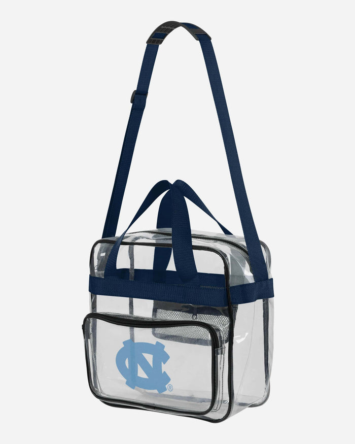 North Carolina Tar Heels Clear High End Messenger Bag FOCO - FOCO.com