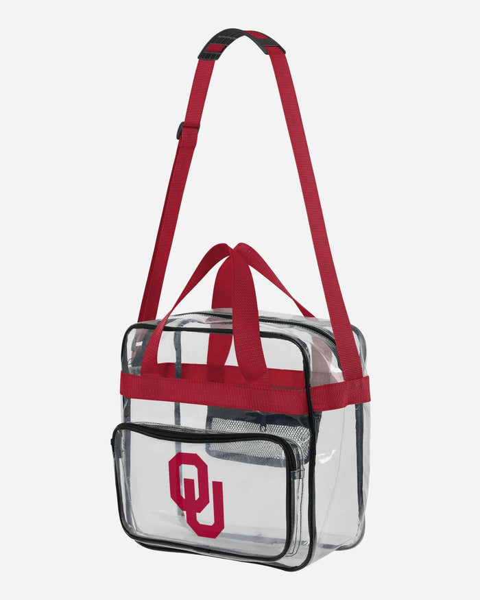 Oklahoma Sooners Clear High End Messenger Bag FOCO - FOCO.com