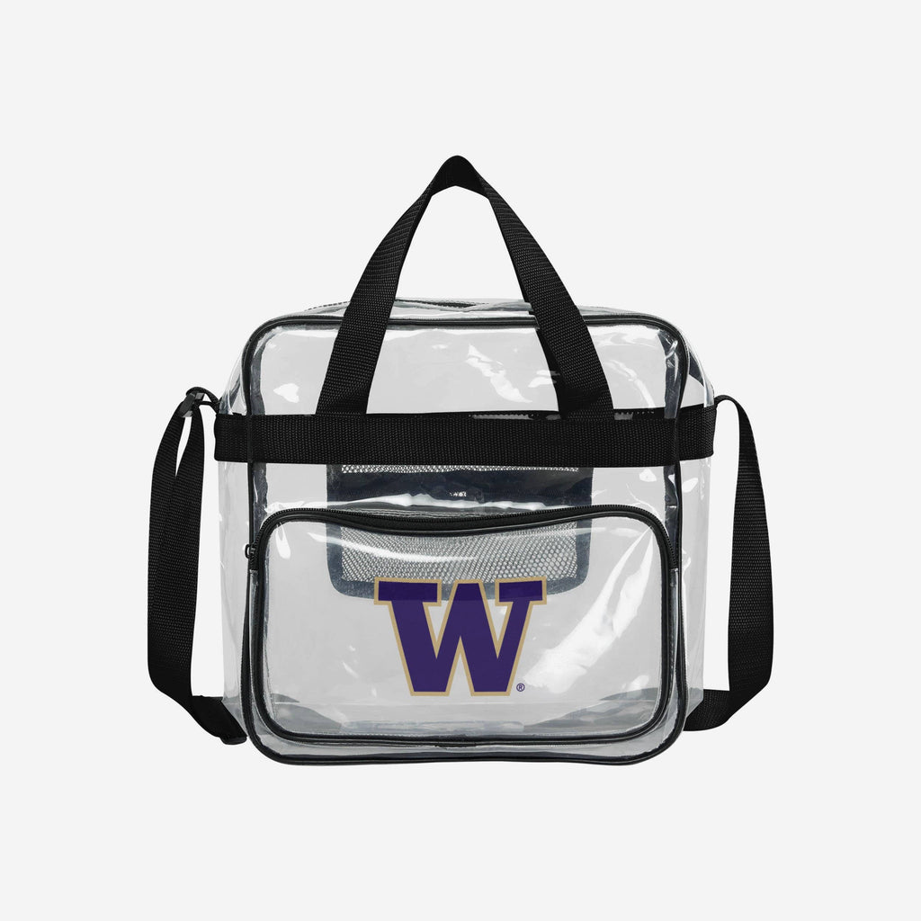 Washington Huskies Clear High End Messenger Bag FOCO - FOCO.com