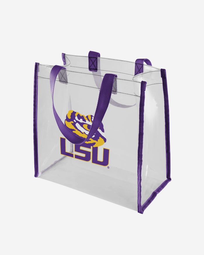 LSU Tigers Clear Reusable Bag FOCO - FOCO.com