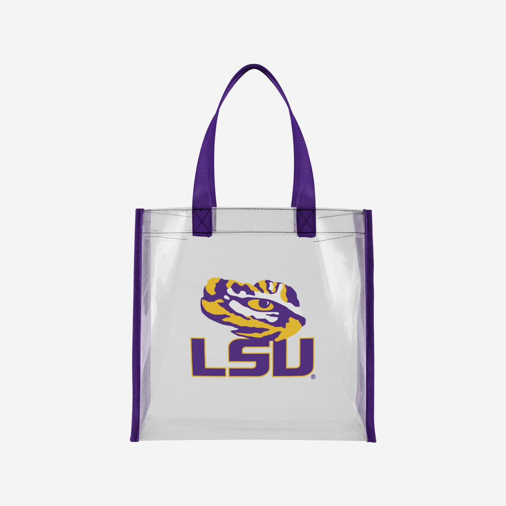 LSU Tigers Clear Reusable Bag FOCO - FOCO.com