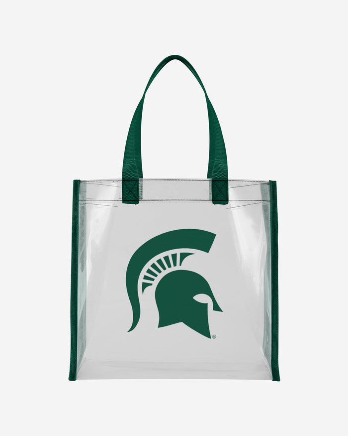 Michigan State Spartans Clear Reusable Bag FOCO - FOCO.com