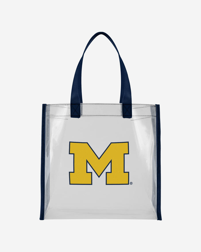 Michigan Wolverines Clear Reusable Bag FOCO - FOCO.com