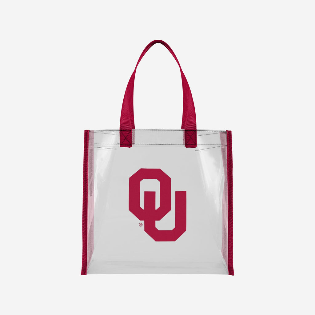 Oklahoma Sooners Clear Reusable Bag FOCO - FOCO.com