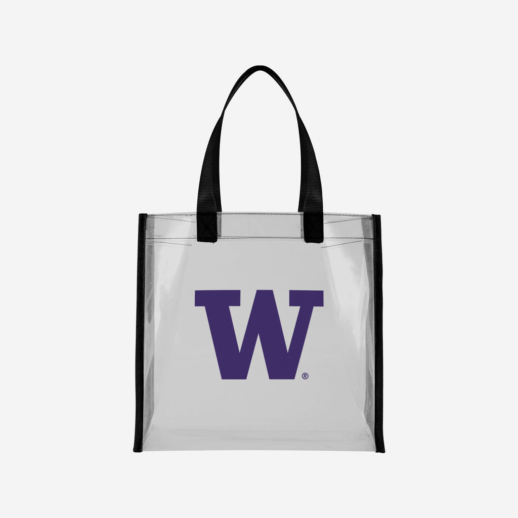 Washington Huskies Clear Reusable Bag FOCO - FOCO.com