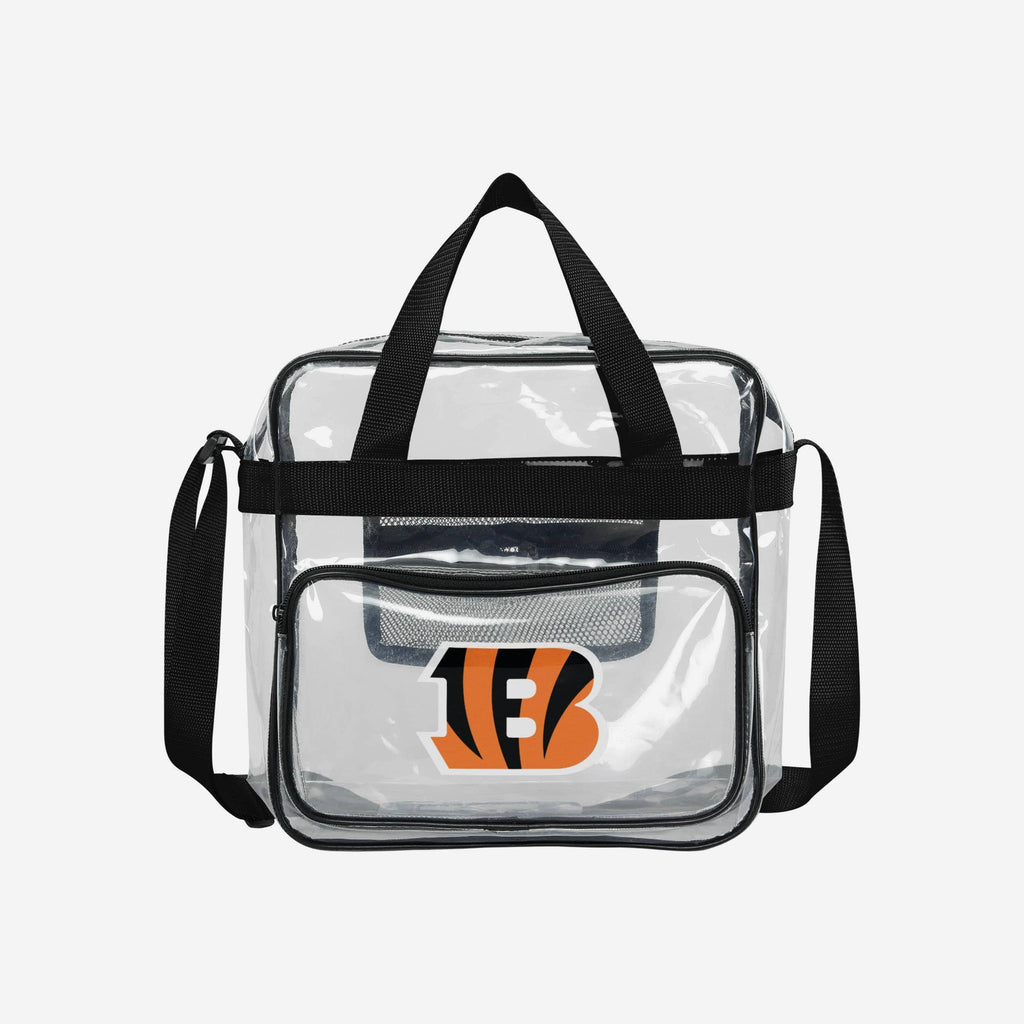 Cincinnati Bengals Clear High End Messenger Bag FOCO - FOCO.com