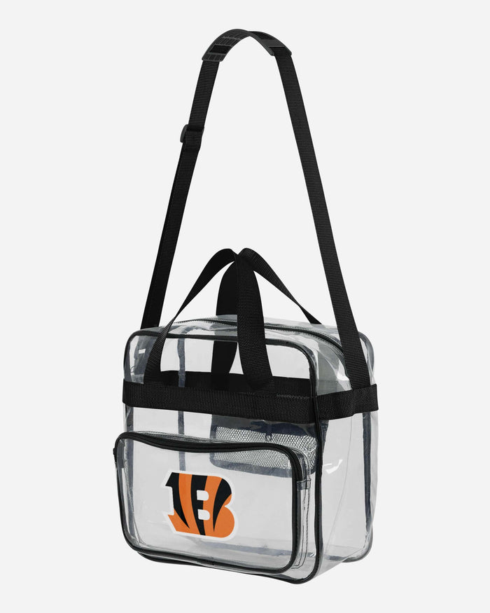 Cincinnati Bengals Clear High End Messenger Bag FOCO - FOCO.com