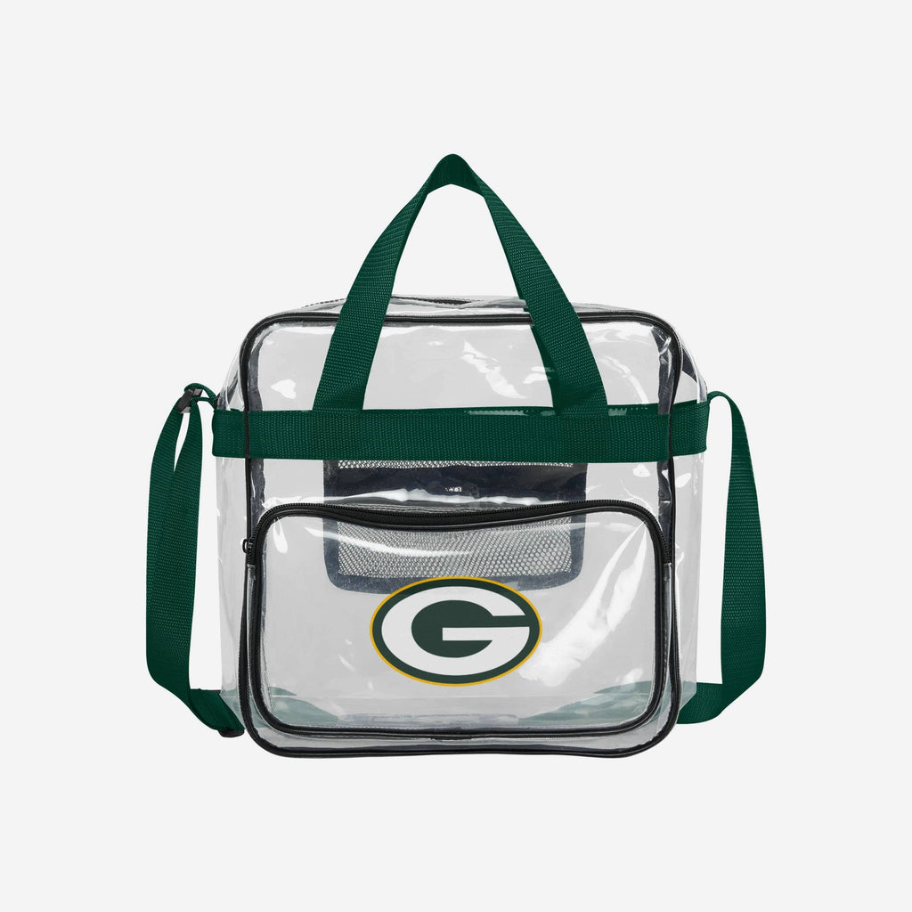 Green Bay Packers Clear Messenger Bag FOCO - FOCO.com