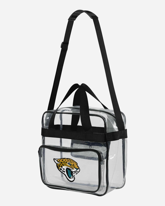 Jacksonville Jaguars Clear High End Messenger Bag FOCO - FOCO.com