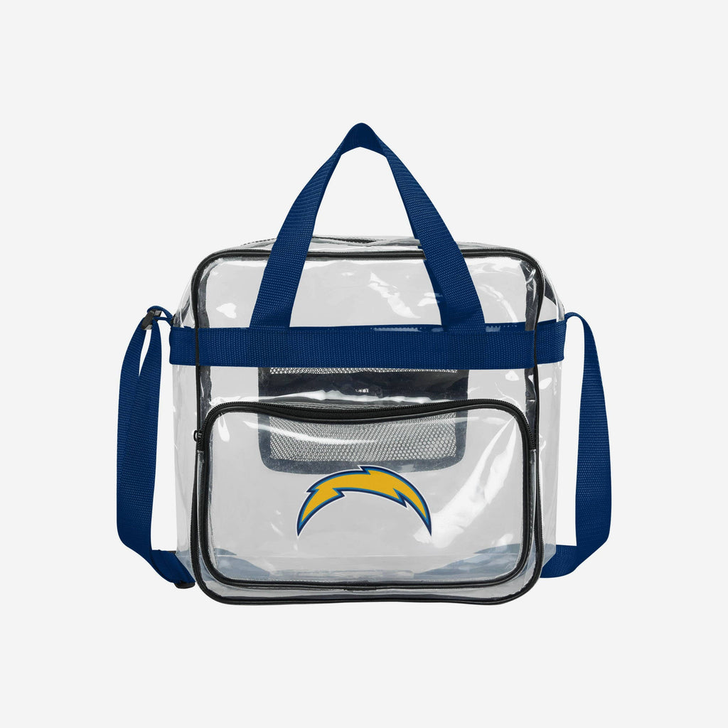 Los Angeles Chargers Clear High End Messenger Bag FOCO - FOCO.com