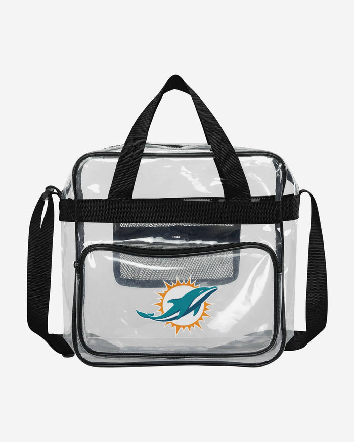 Miami Dolphins Clear High End Messenger Bag FOCO - FOCO.com