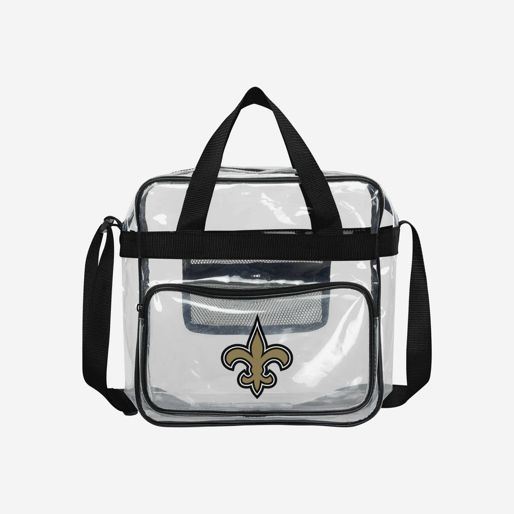 New Orleans Saints Clear Messenger Bag FOCO - FOCO.com