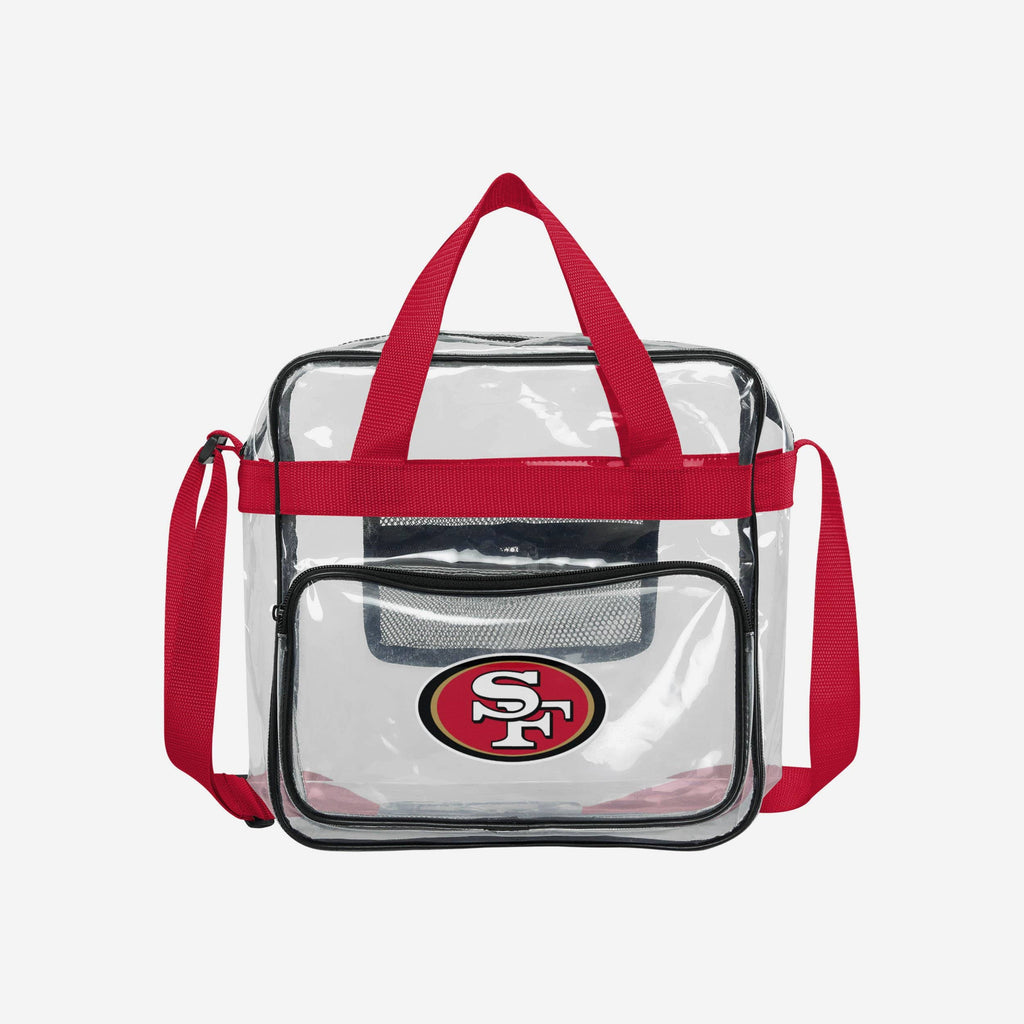 San Francisco 49ers Clear High End Messenger Bag FOCO - FOCO.com