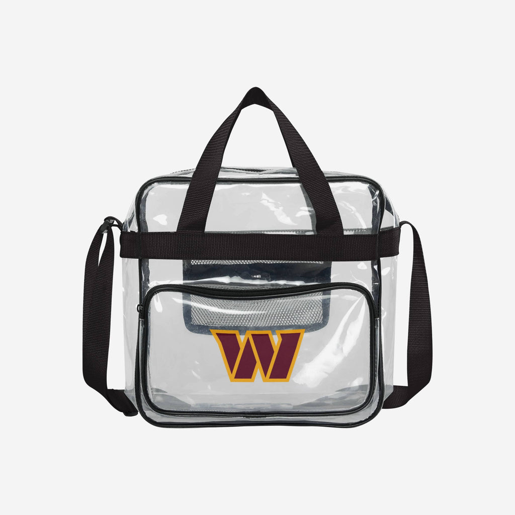 Washington Commanders Clear High End Messenger Bag FOCO - FOCO.com
