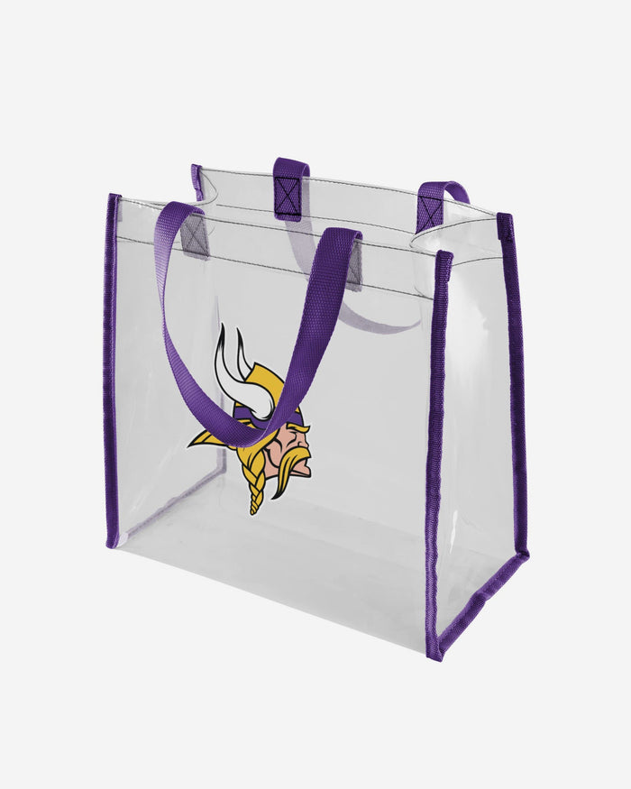 Minnesota Vikings Clear Reusable Bag FOCO - FOCO.com